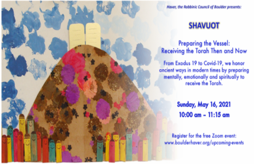 Banner Image for Boulder Haver: Preparing the Vessel: Receiving the Torah Then and Now