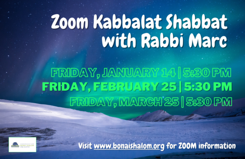 Banner Image for Zoom Kabbalat Shabbat 