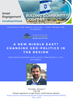 Banner Image for First Friday on Thursday: A New Middle East? Changing Geo-Politics in the Region