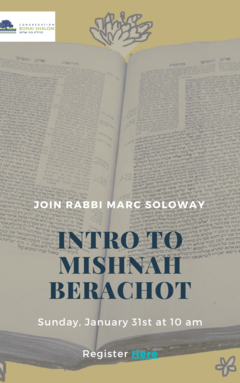 Banner Image for Seeds, Blessings, Prayers - An Introduction to Mishnah Berachot, the First Tractate with Rabbi Marc